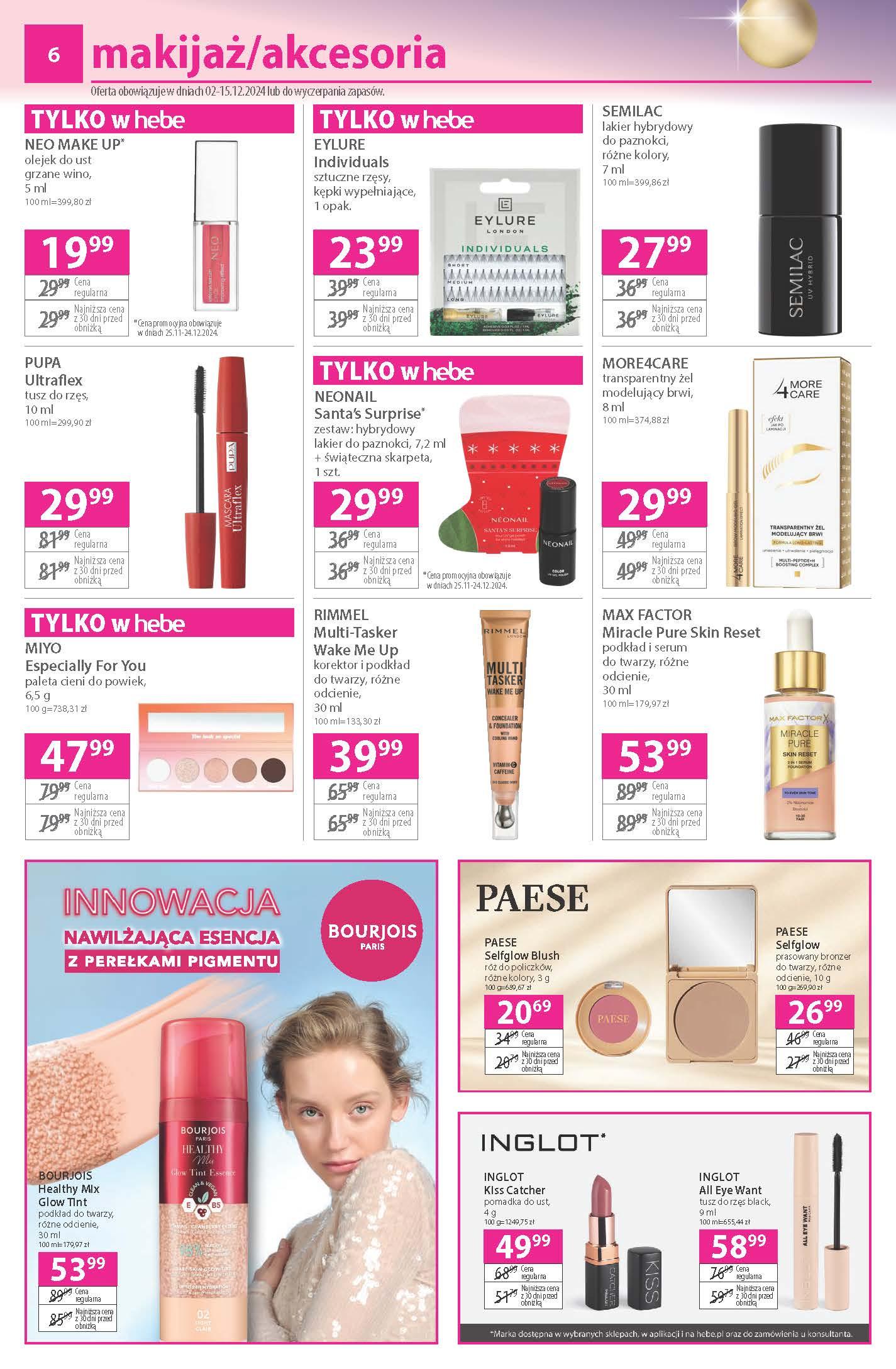 Gazetka promocyjna Hebe str. 6