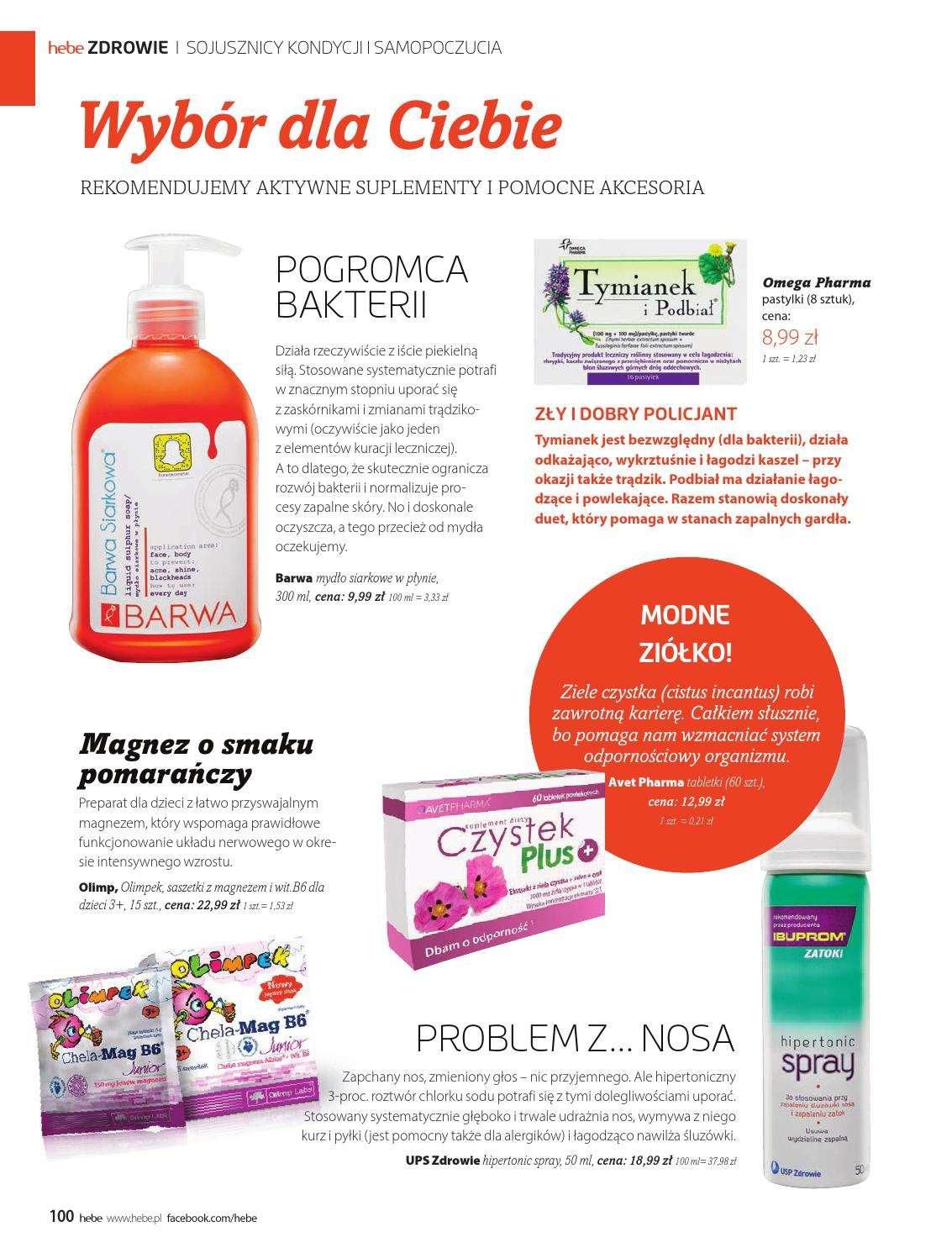 Gazetka promocyjna Hebe str. 100