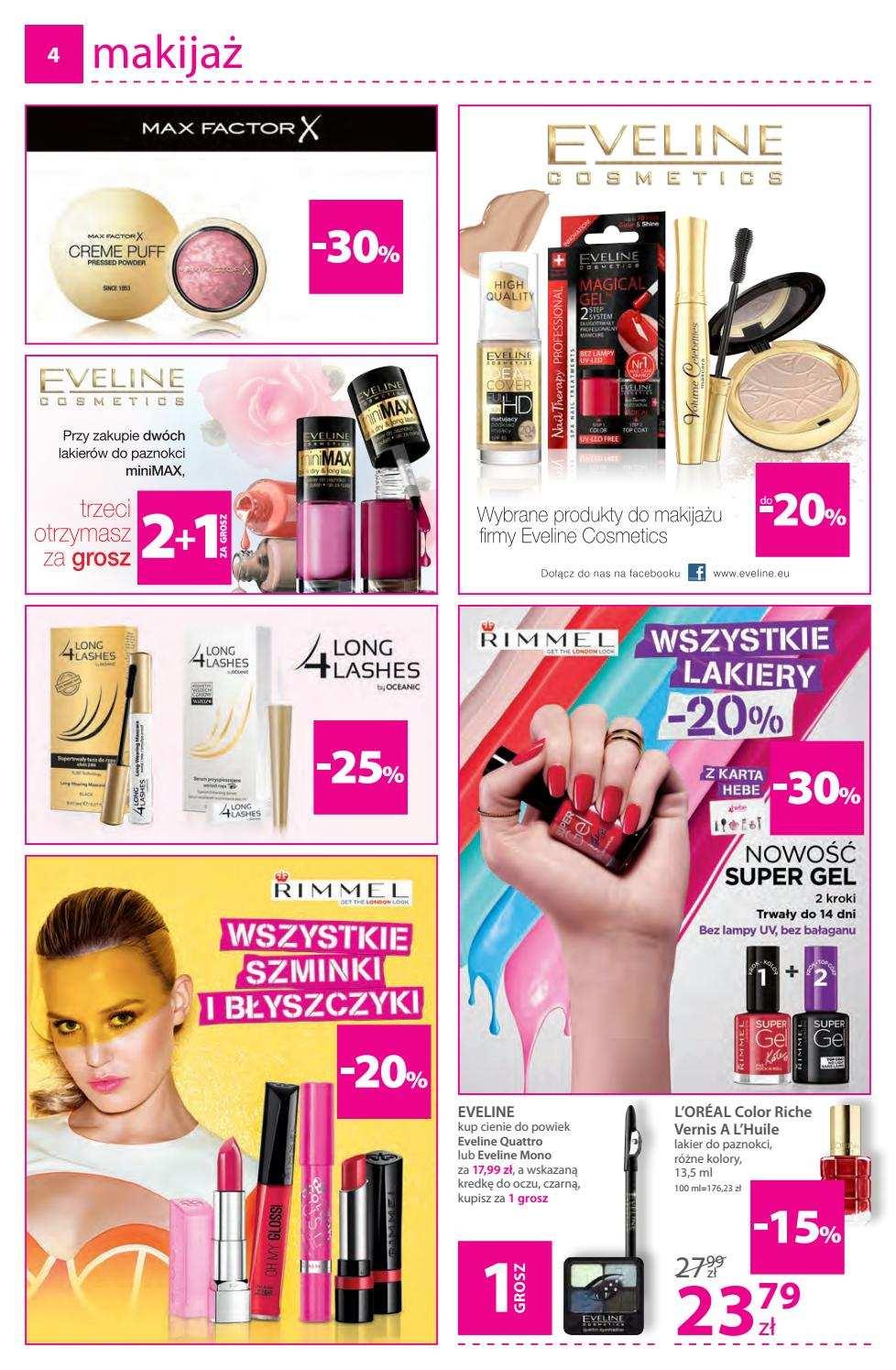 Gazetka promocyjna Hebe str. 4