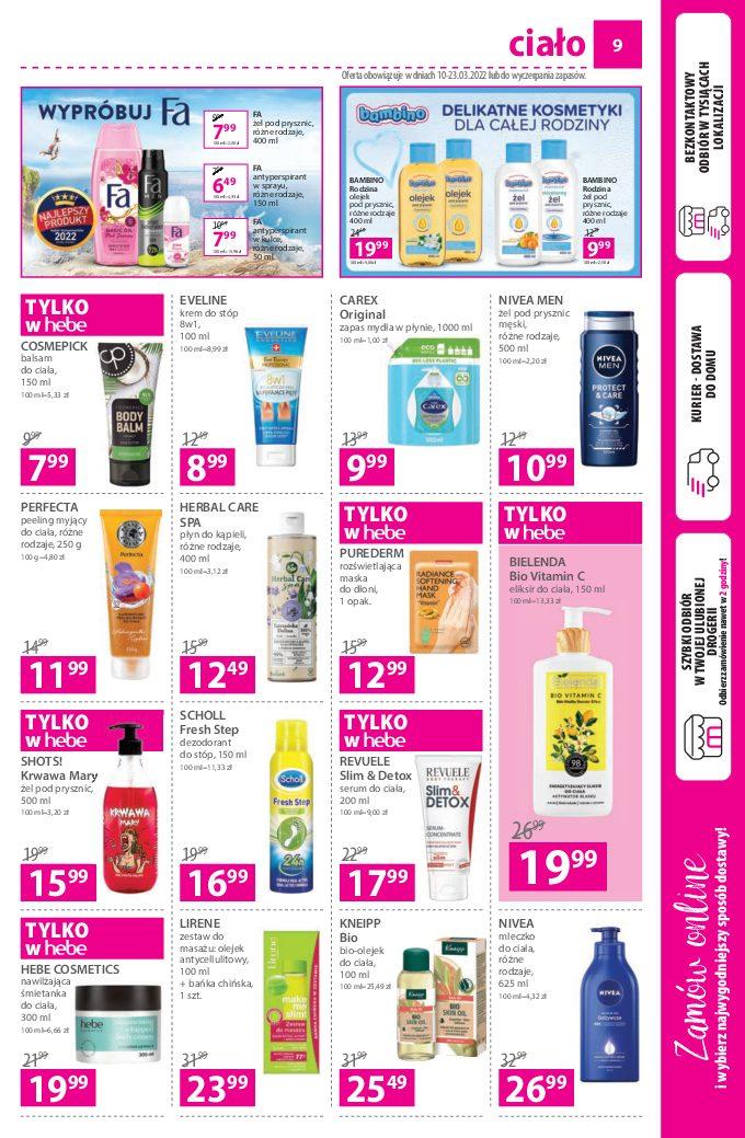 Gazetka promocyjna Hebe str. 9