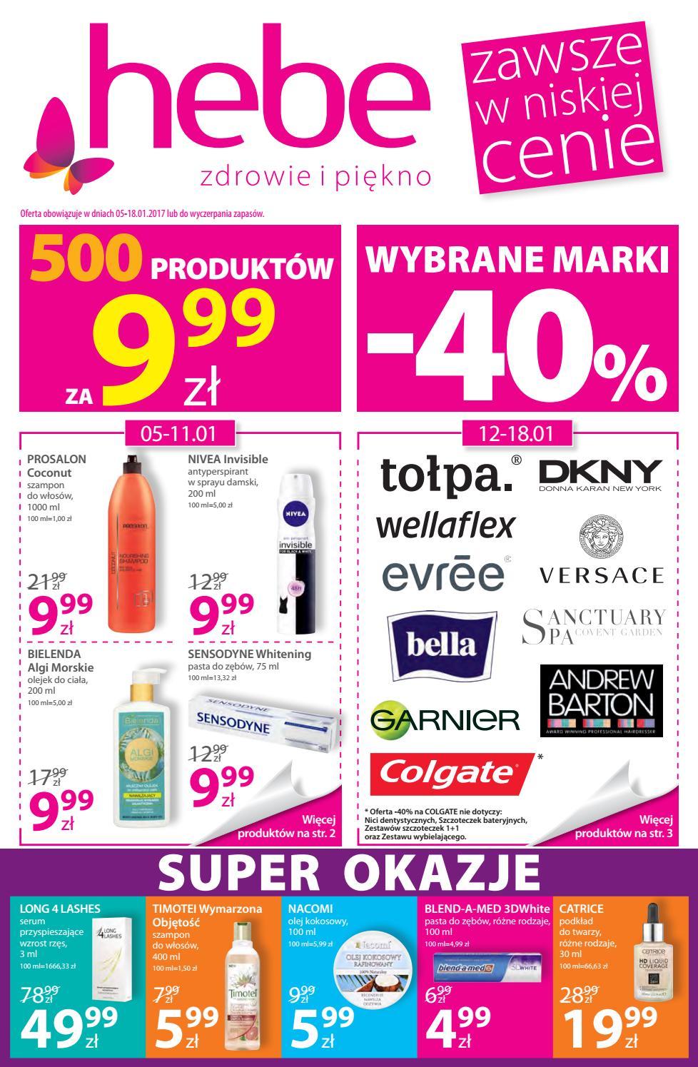 Gazetka promocyjna Hebe str. 1
