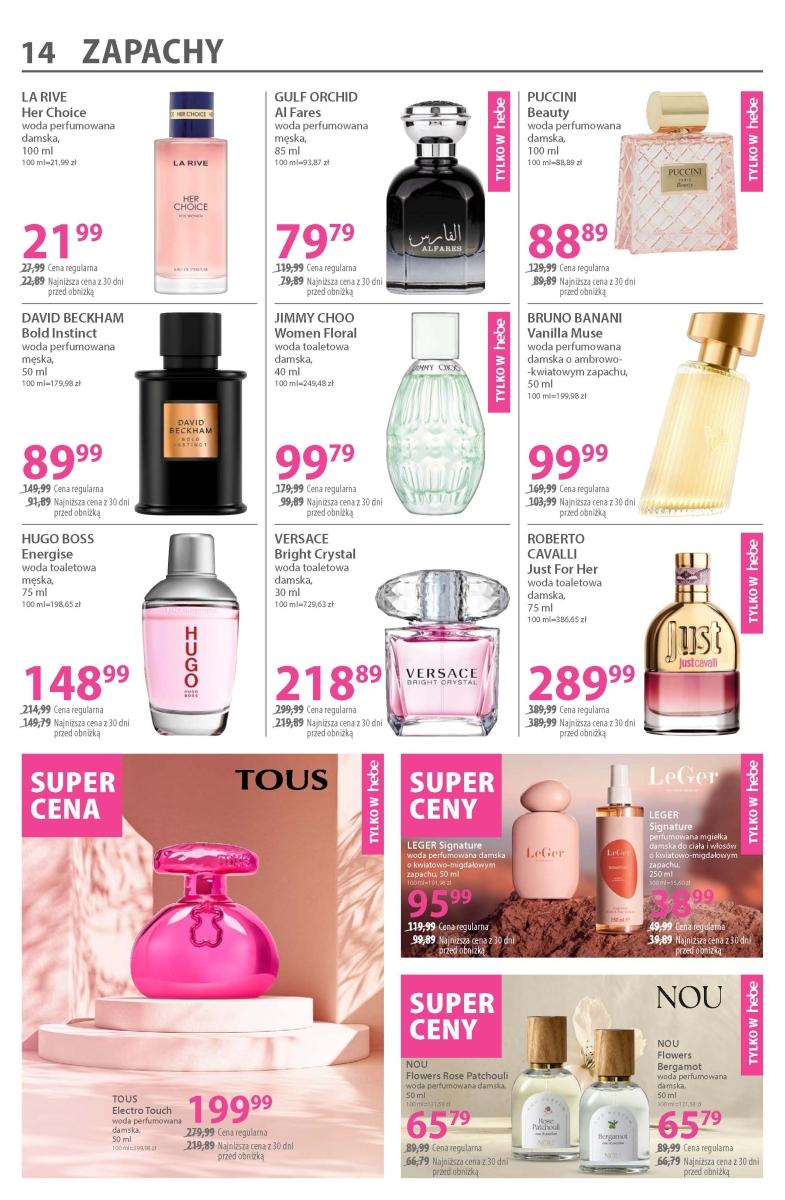 Gazetka promocyjna Hebe str. 14