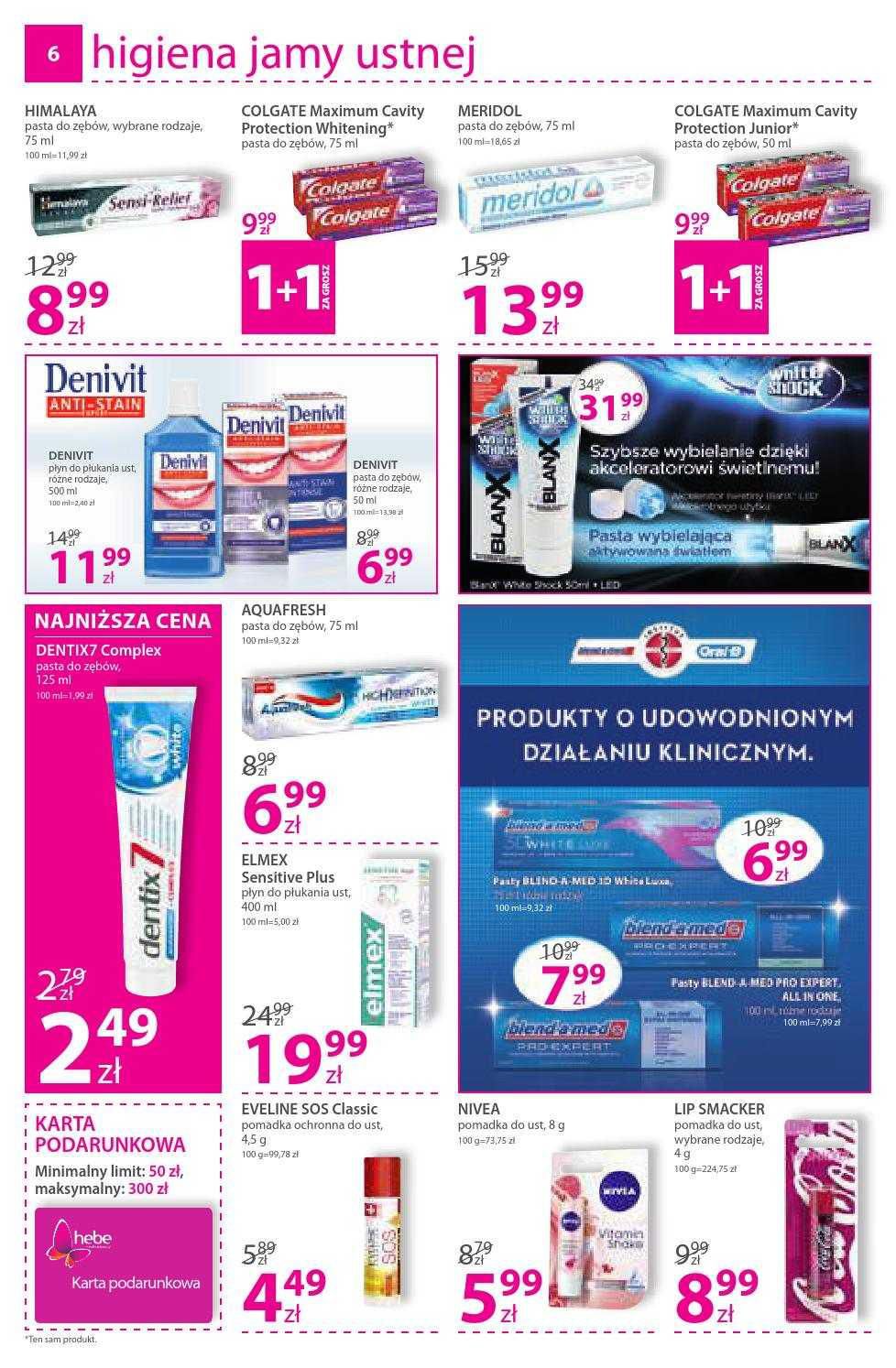 Gazetka promocyjna Hebe str. 6