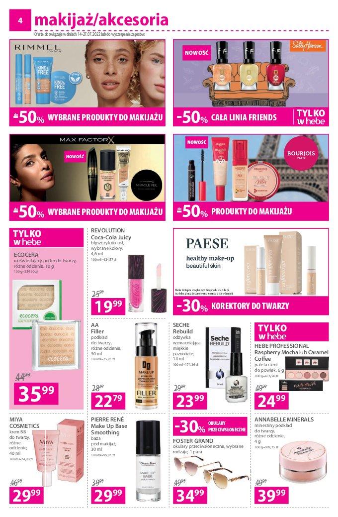 Gazetka promocyjna Hebe str. 4