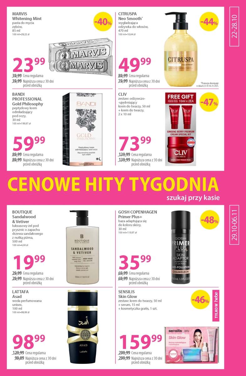 Gazetka promocyjna Hebe str. 13