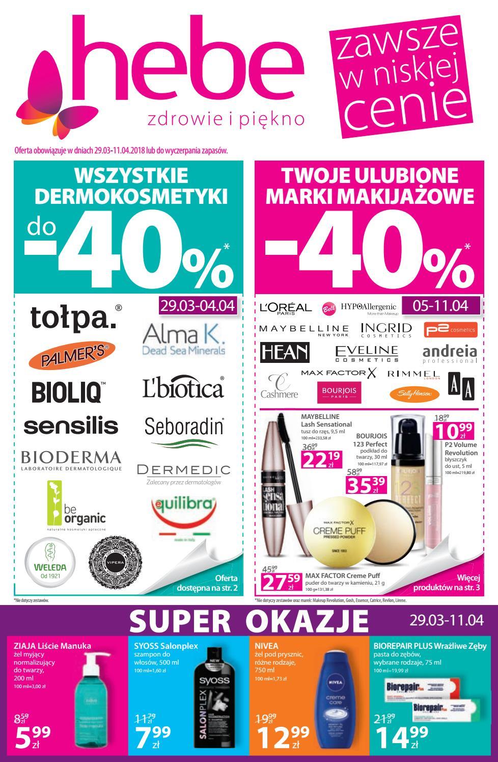 Gazetka promocyjna Hebe str. 1
