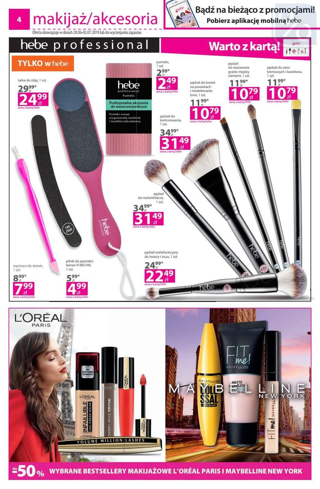 Gazetka promocyjna Hebe str. 4