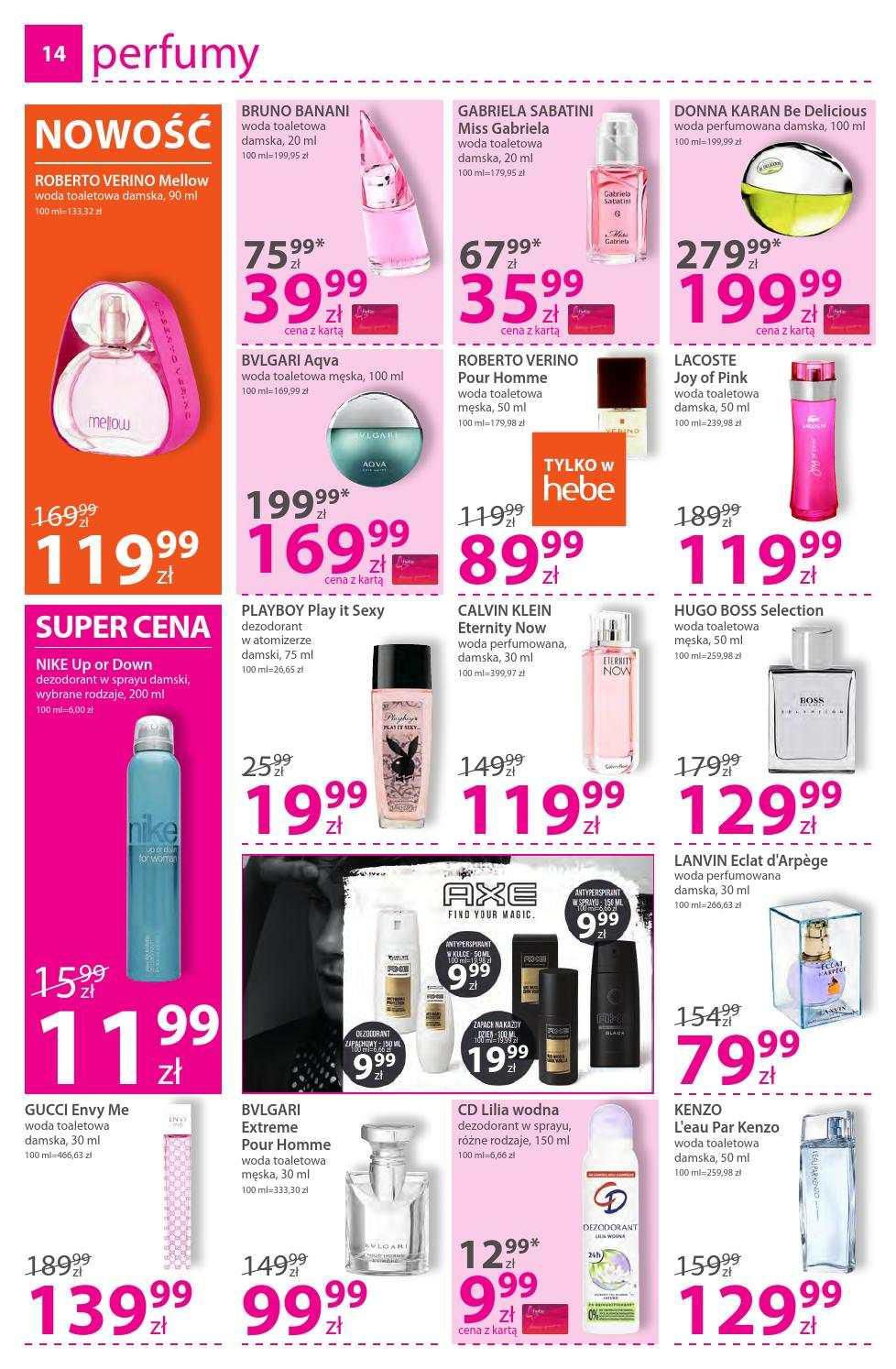 Gazetka promocyjna Hebe str. 14