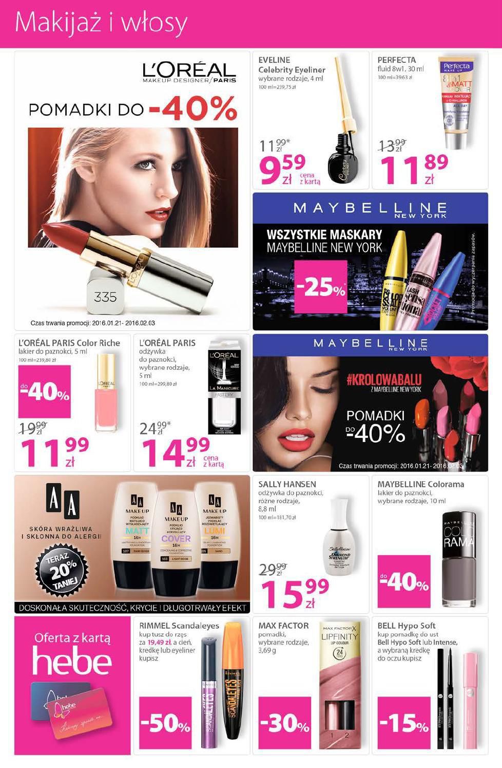 Gazetka promocyjna Hebe str. 8