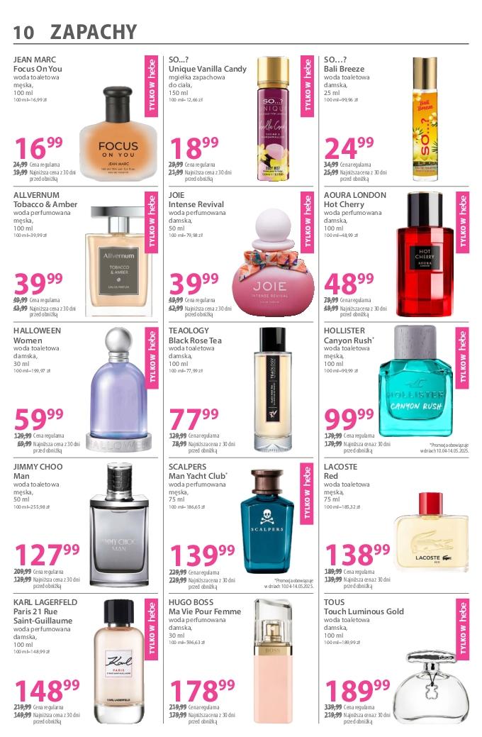 Gazetka promocyjna Hebe str. 10