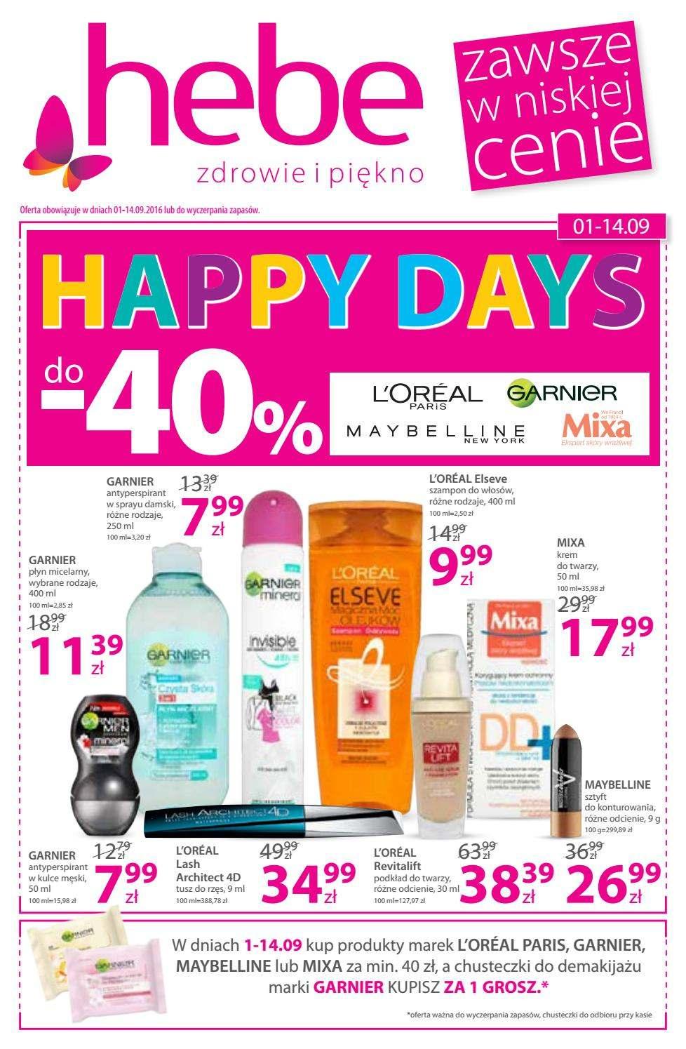 Gazetka promocyjna Hebe str. 1