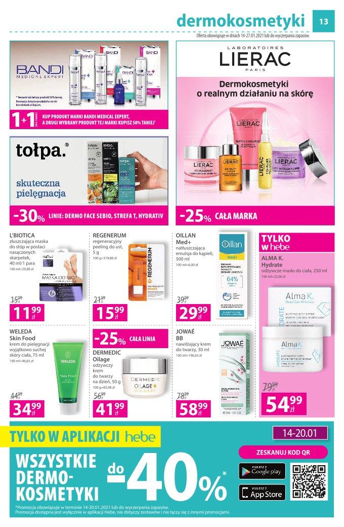 Gazetka promocyjna Hebe str. 13