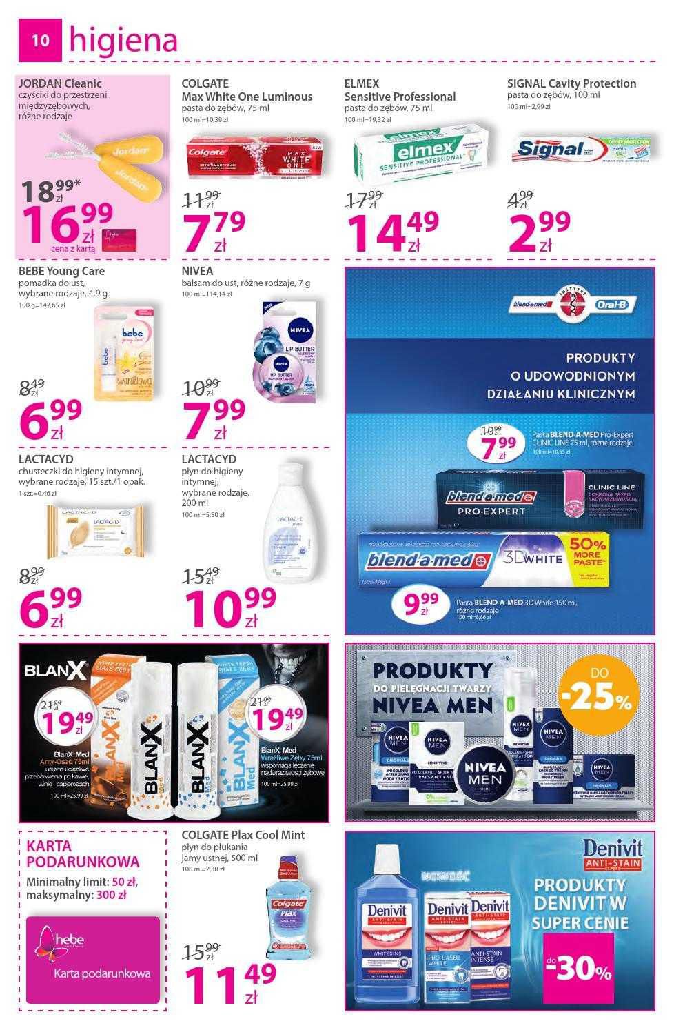Gazetka promocyjna Hebe str. 10