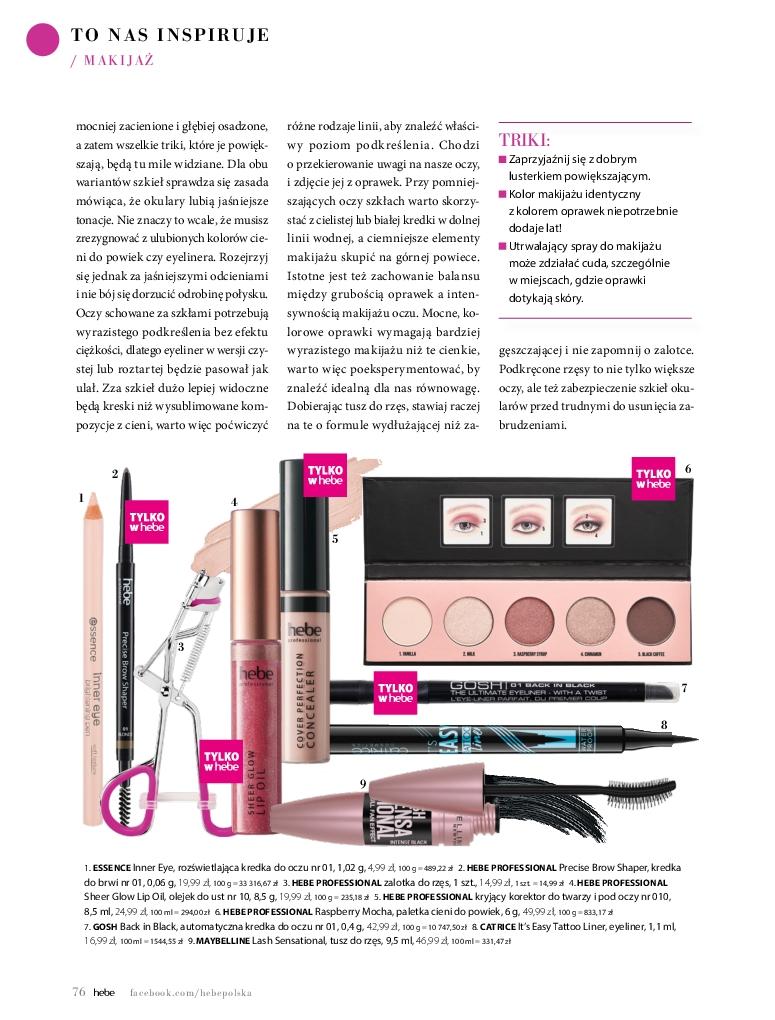 Gazetka promocyjna Hebe str. 76