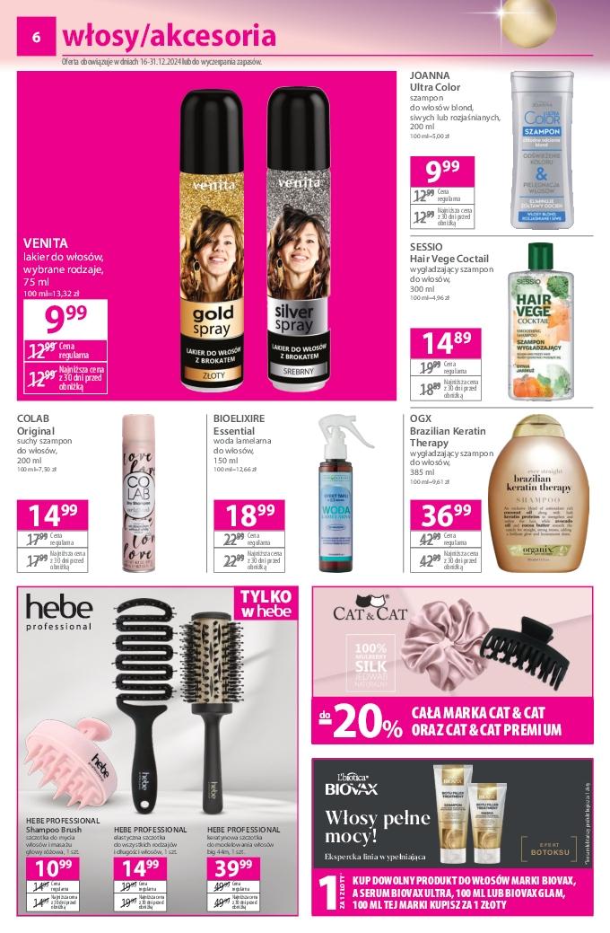 Gazetka promocyjna Hebe str. 6