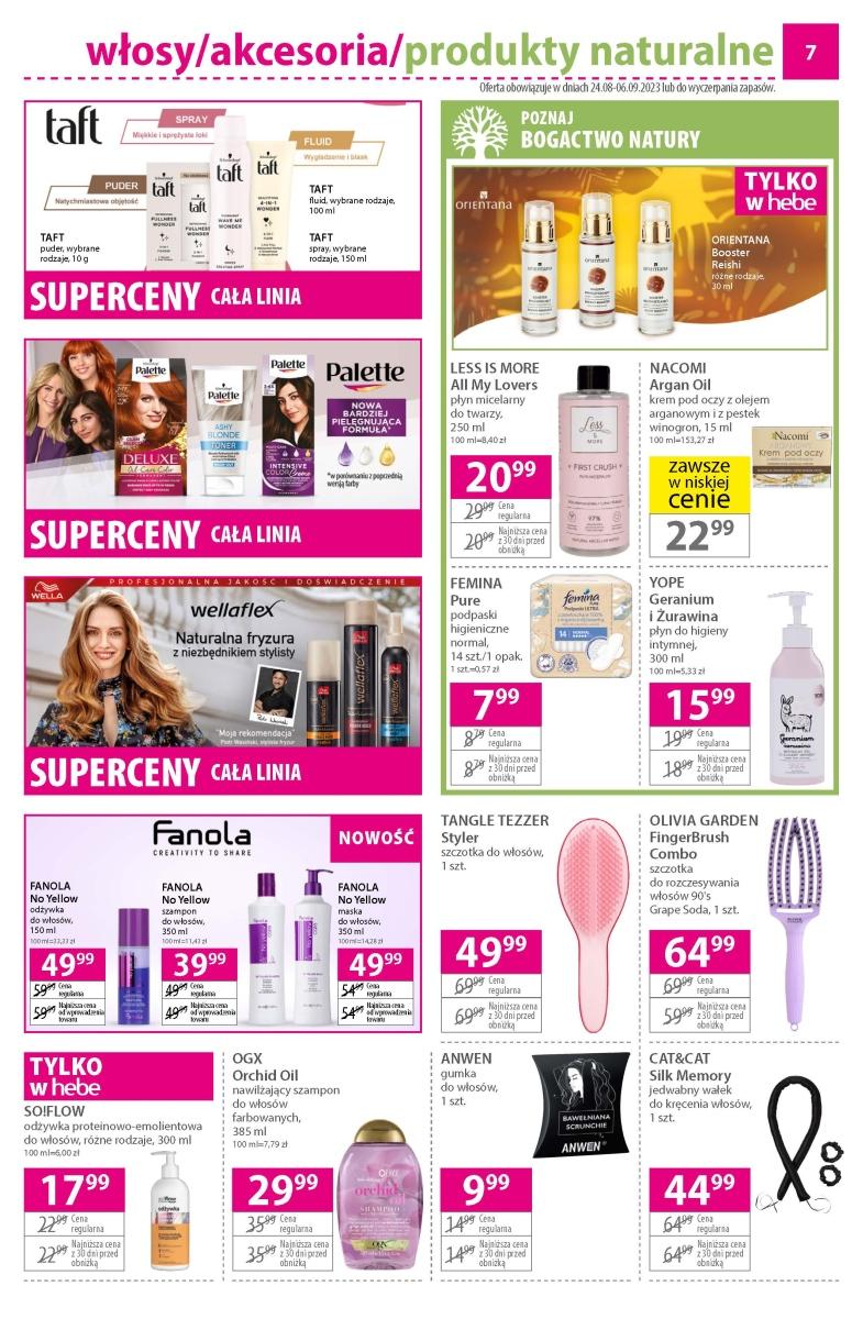 Gazetka promocyjna Hebe str. 7