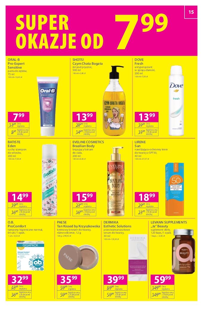 Gazetka promocyjna Hebe str. 15