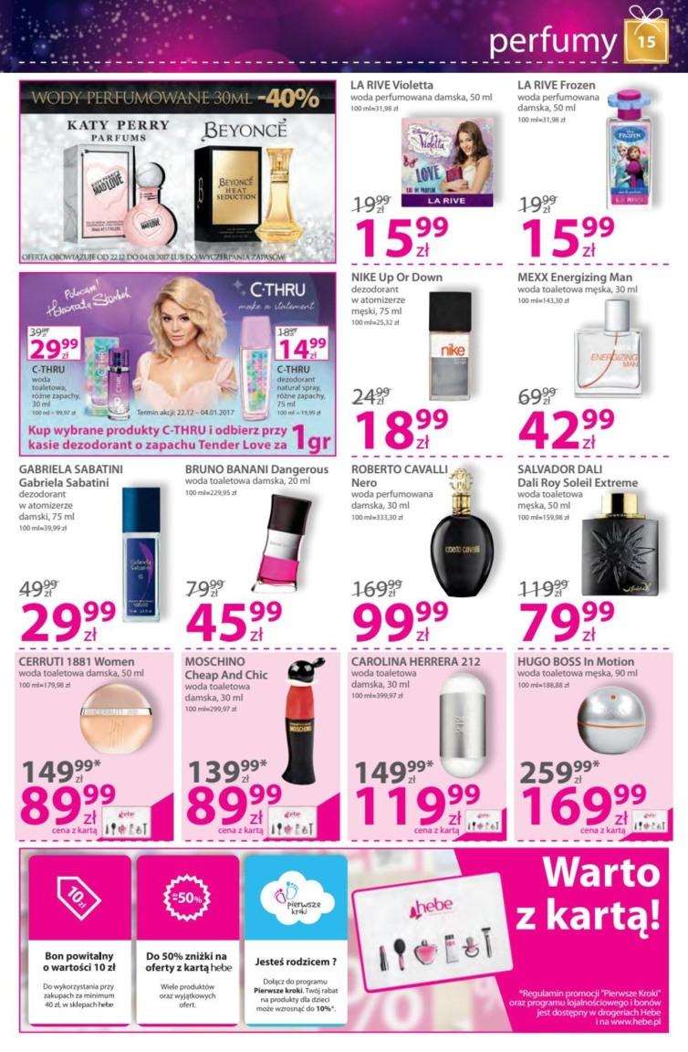 Gazetka promocyjna Hebe str. 15