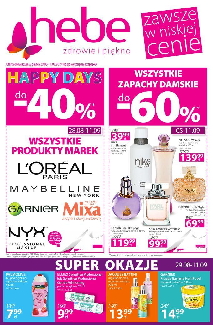 Gazetka promocyjna Hebe str. 1