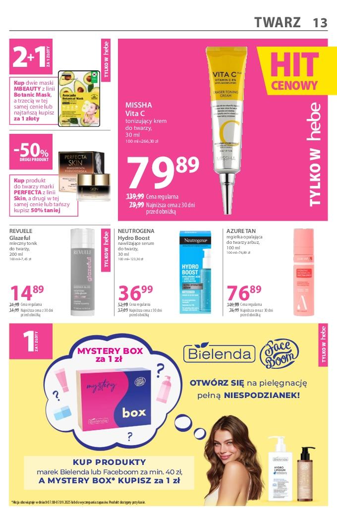 Gazetka promocyjna Hebe str. 13