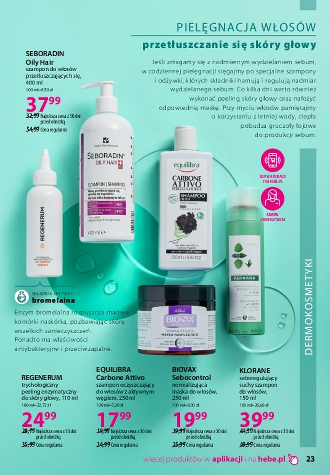 Gazetka promocyjna Hebe str. 23