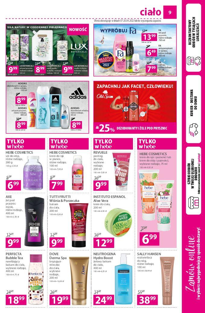 Gazetka promocyjna Hebe str. 9