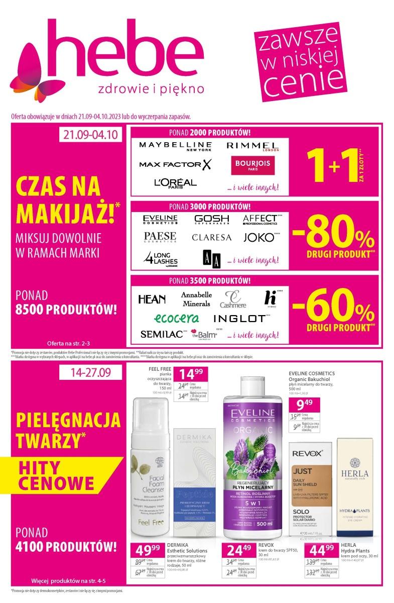 Gazetka promocyjna Hebe str. 1