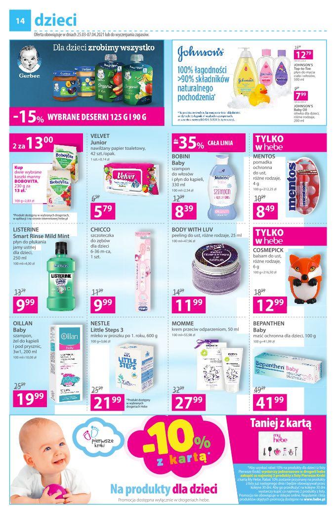 Gazetka promocyjna Hebe str. 14