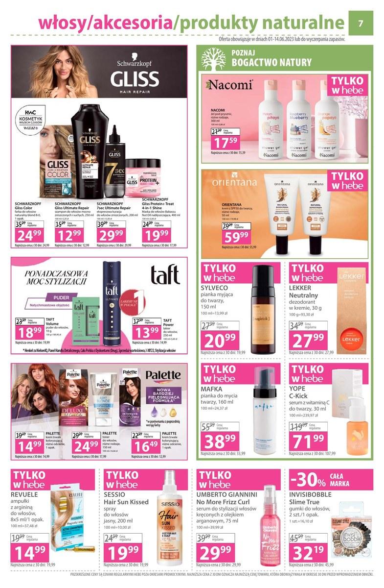 Gazetka promocyjna Hebe str. 7