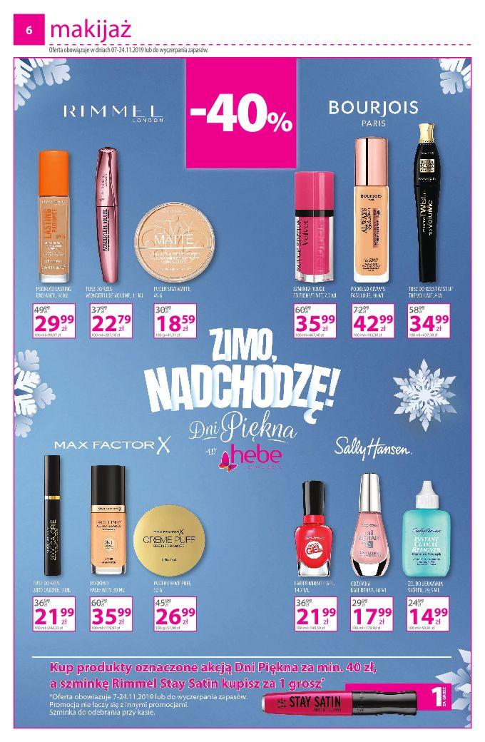 Gazetka promocyjna Hebe str. 6