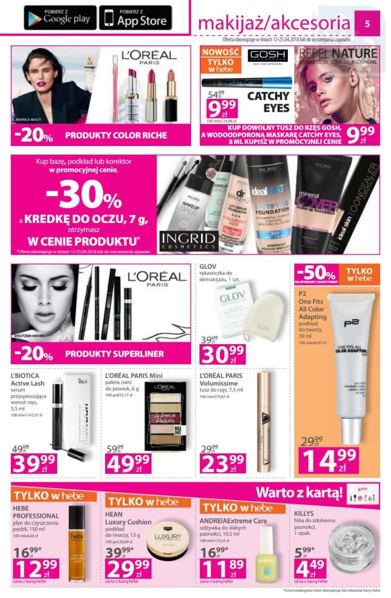 Gazetka promocyjna Hebe str. 5