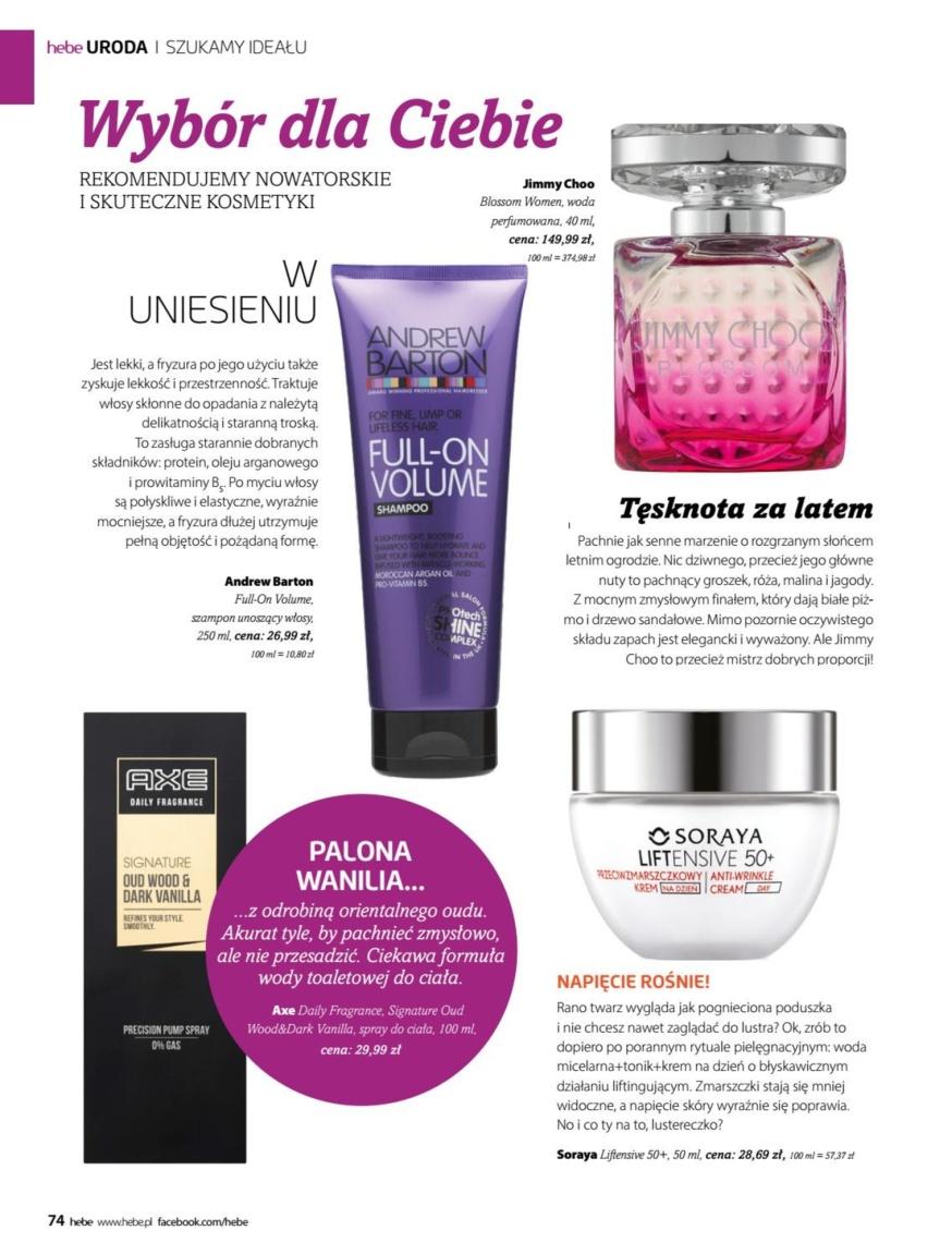 Gazetka promocyjna Hebe str. 74