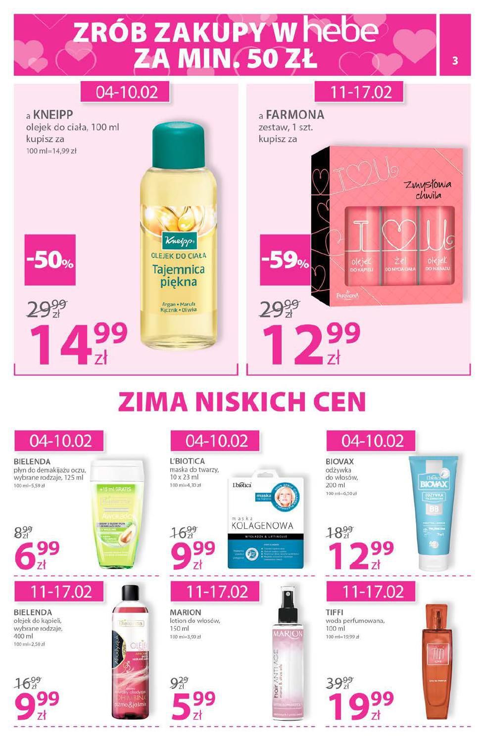 Gazetka promocyjna Hebe str. 3