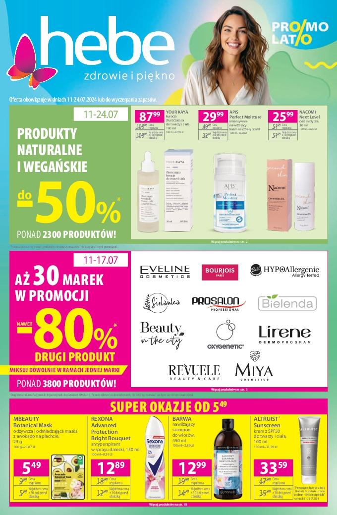Gazetka promocyjna Hebe str. 1