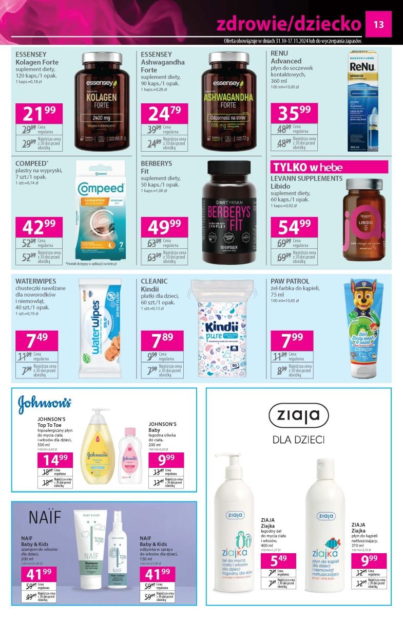 Gazetka promocyjna Hebe str. 13