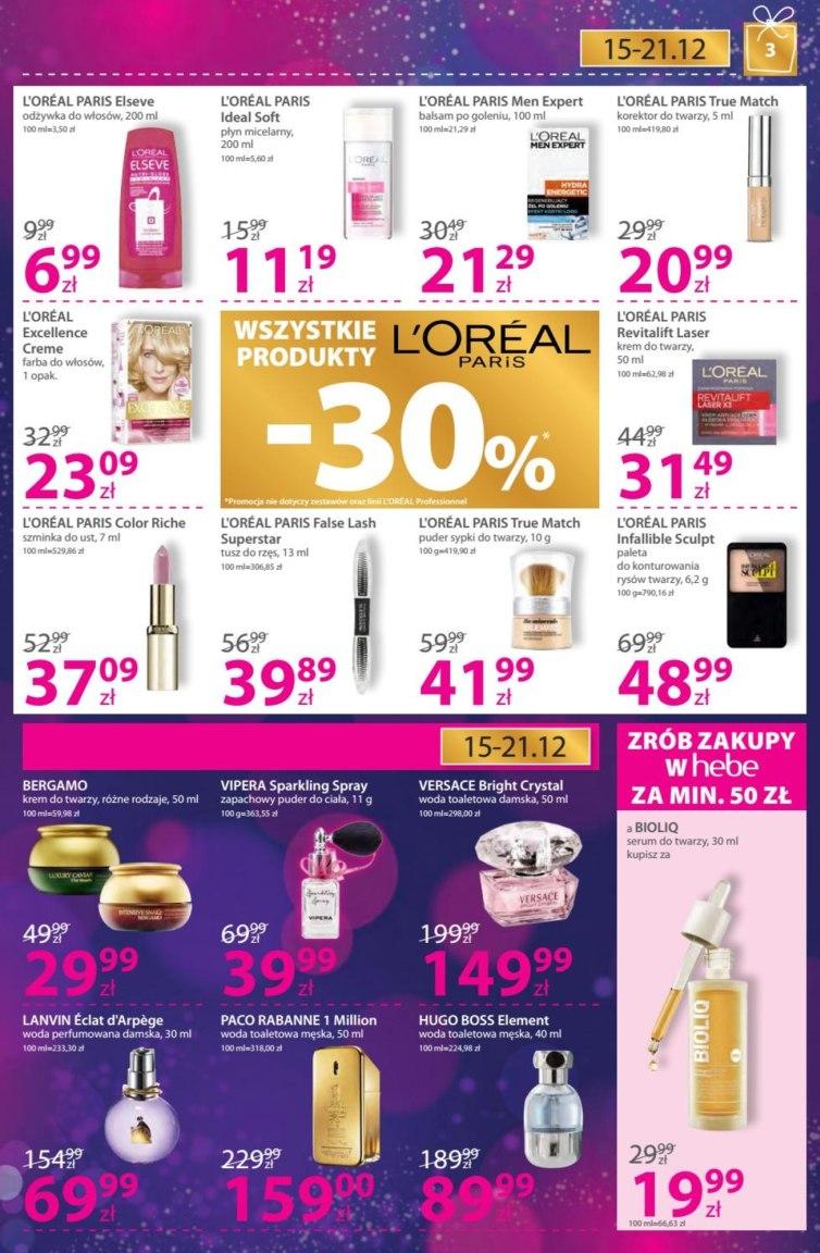 Gazetka promocyjna Hebe str. 3
