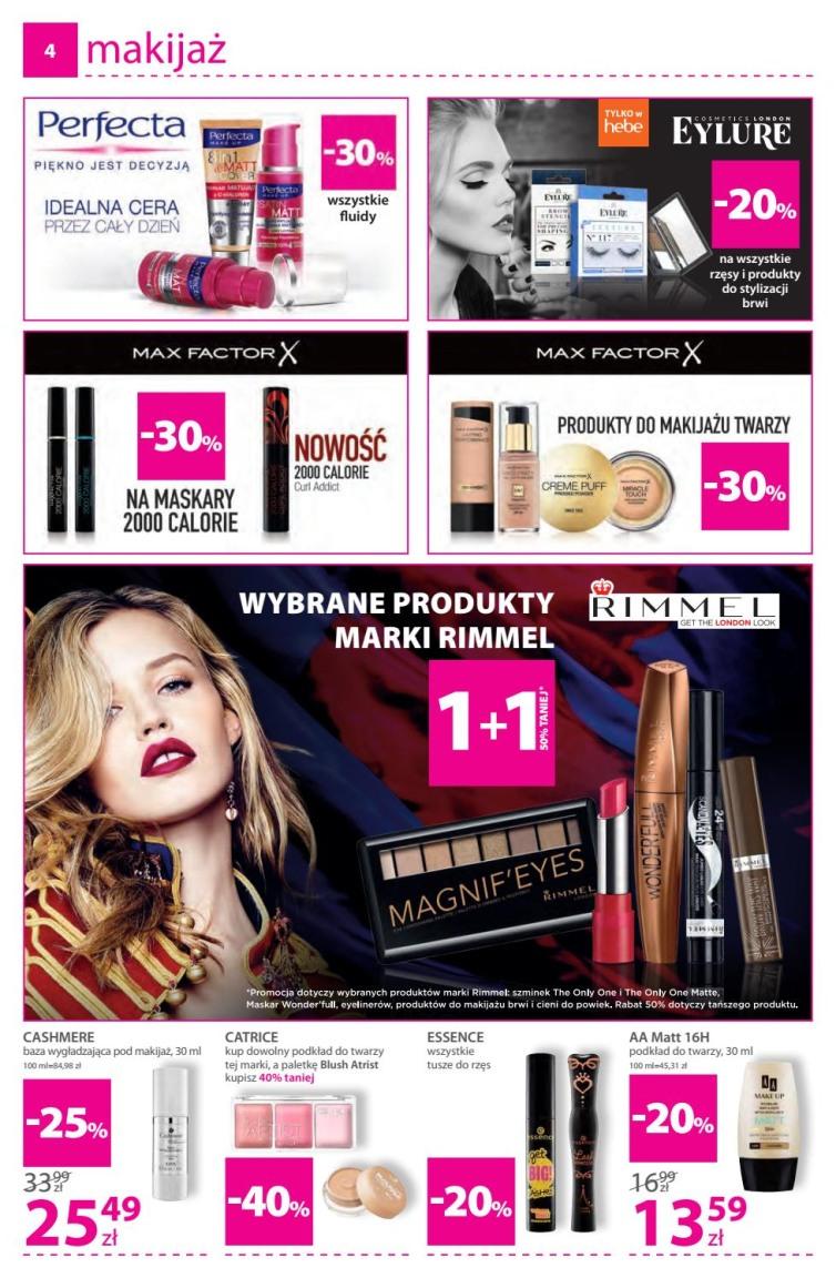 Gazetka promocyjna Hebe str. 4