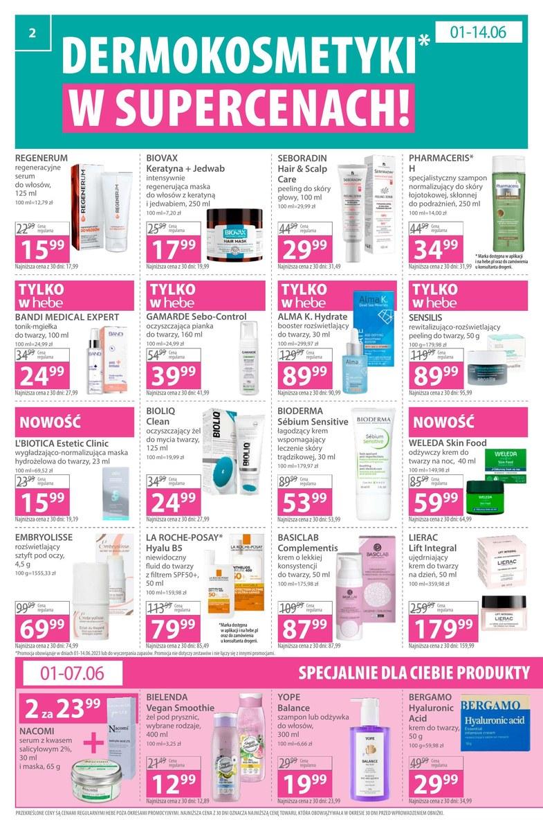 Gazetka promocyjna Hebe str. 2