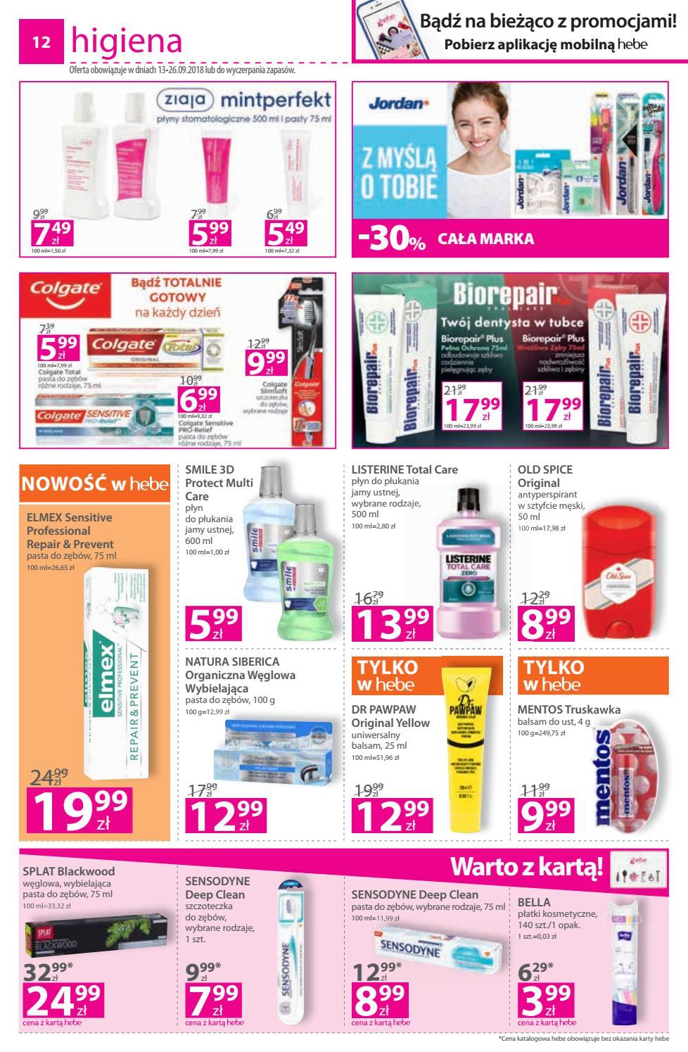 Gazetka promocyjna Hebe str. 12