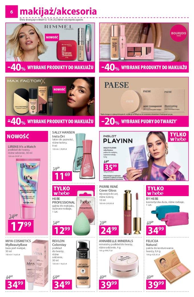 Gazetka promocyjna Hebe str. 6
