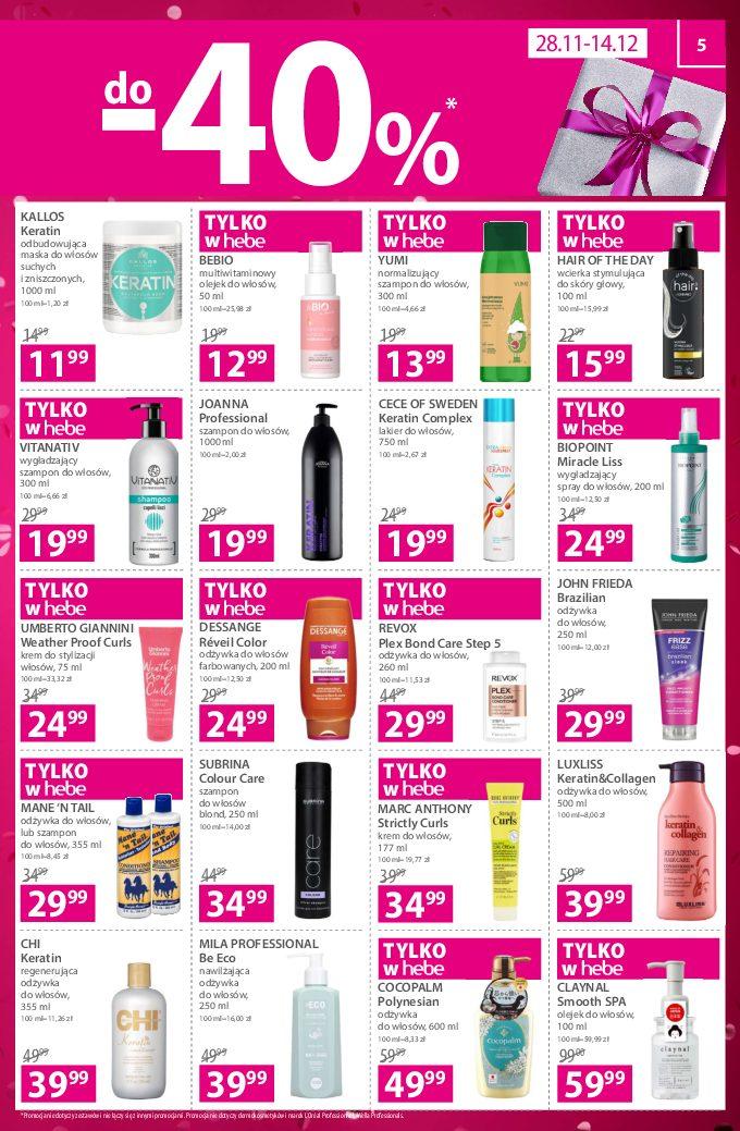 Gazetka promocyjna Hebe str. 5