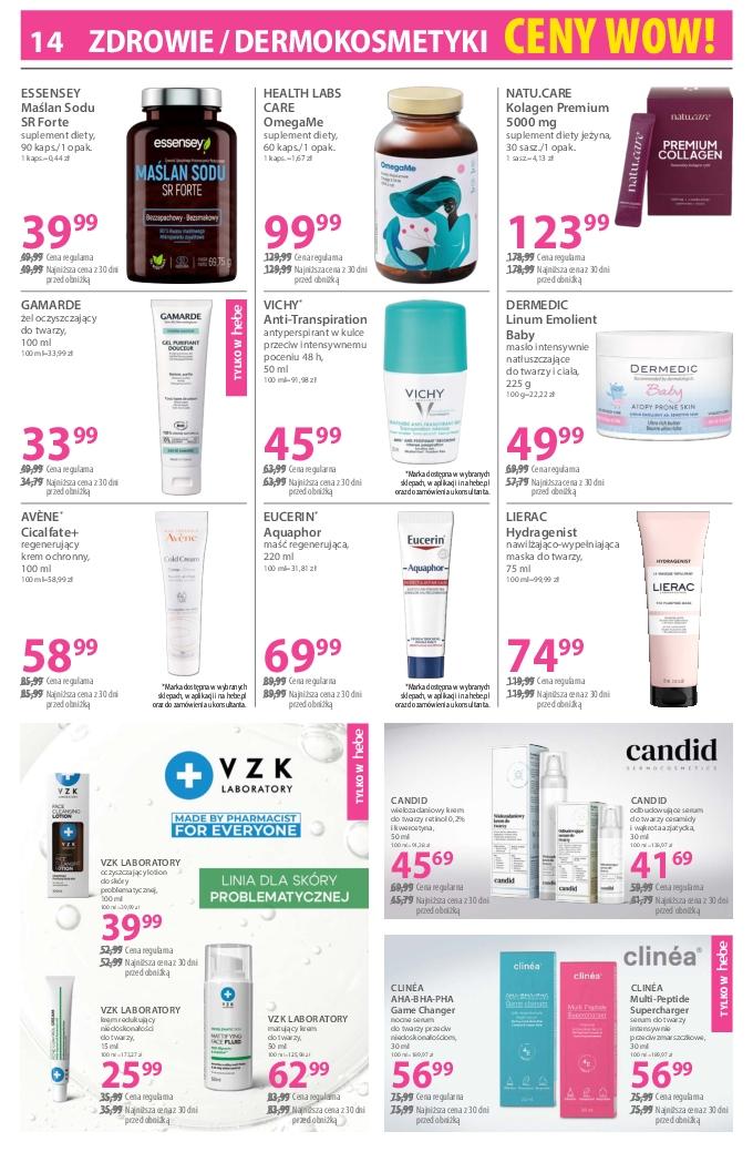 Gazetka promocyjna Hebe str. 14