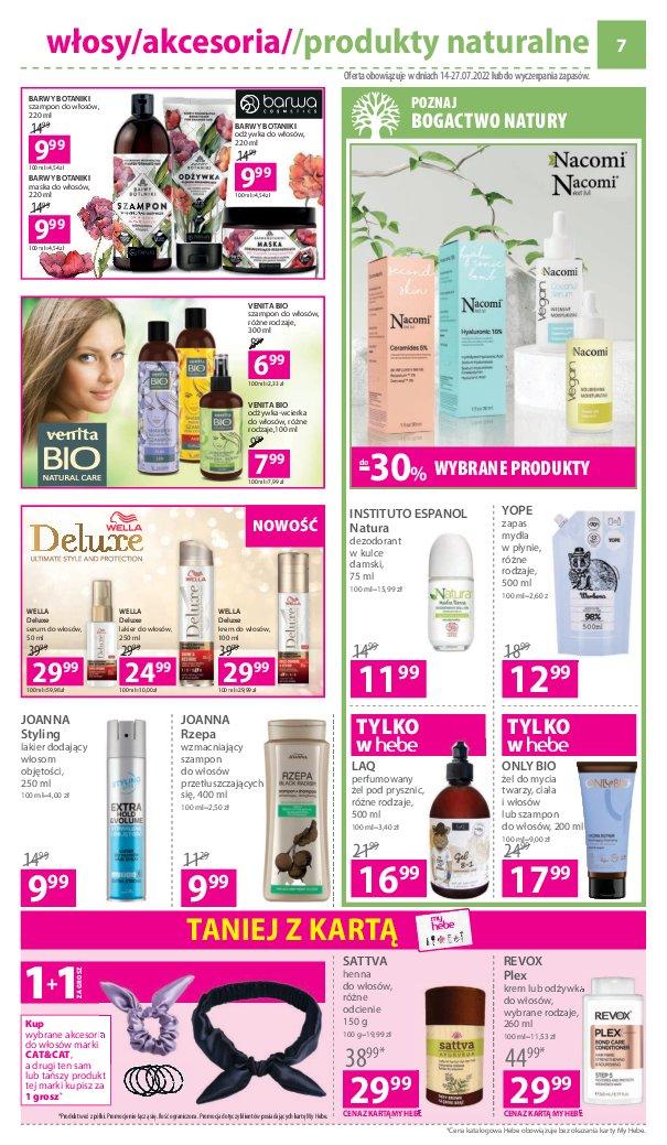 Gazetka promocyjna Hebe str. 7
