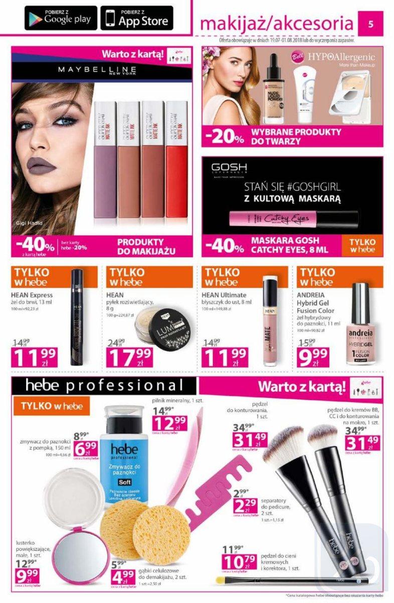 Gazetka promocyjna Hebe str. 5