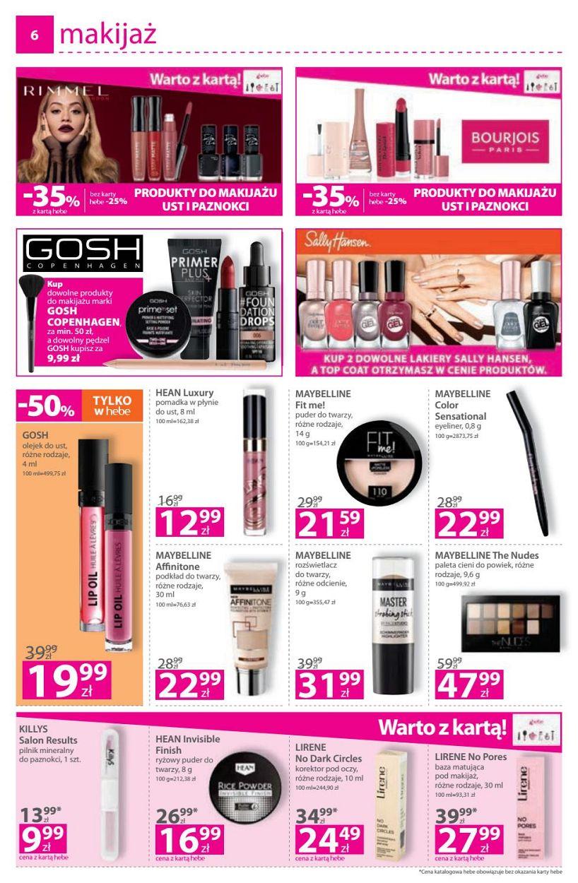 Gazetka promocyjna Hebe str. 6