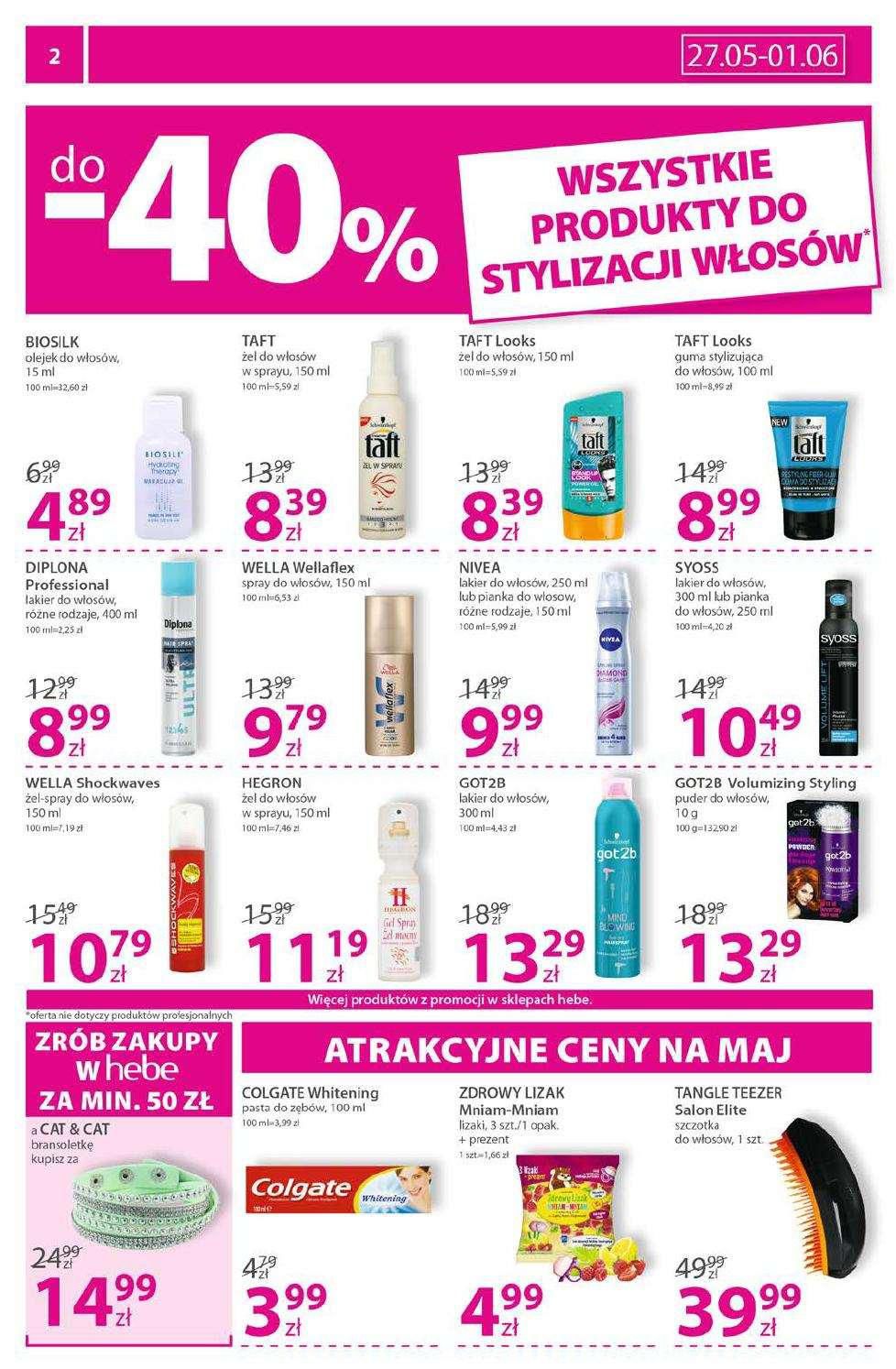 Gazetka promocyjna Hebe str. 2