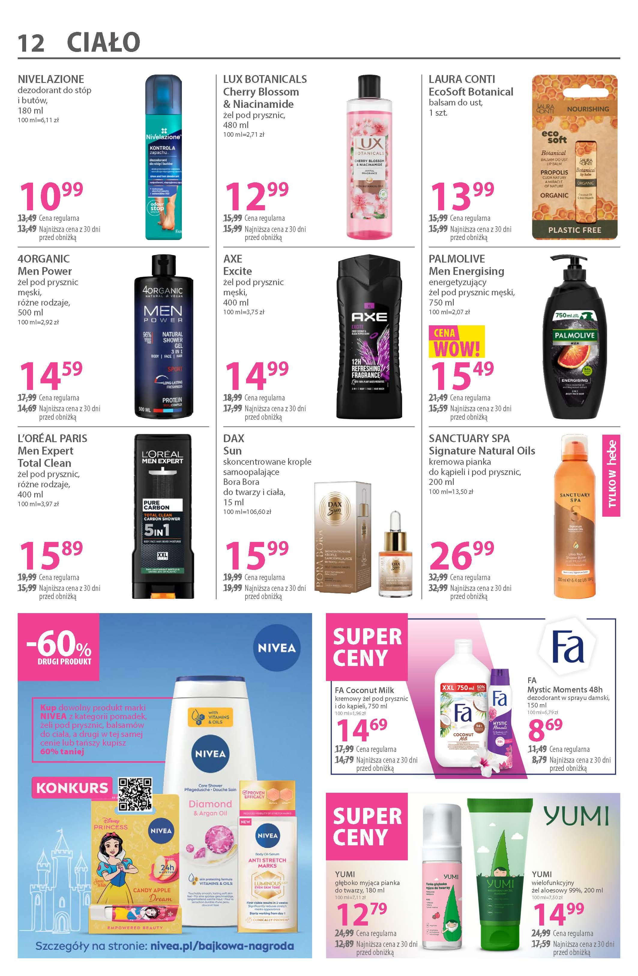Gazetka promocyjna Hebe str. 12