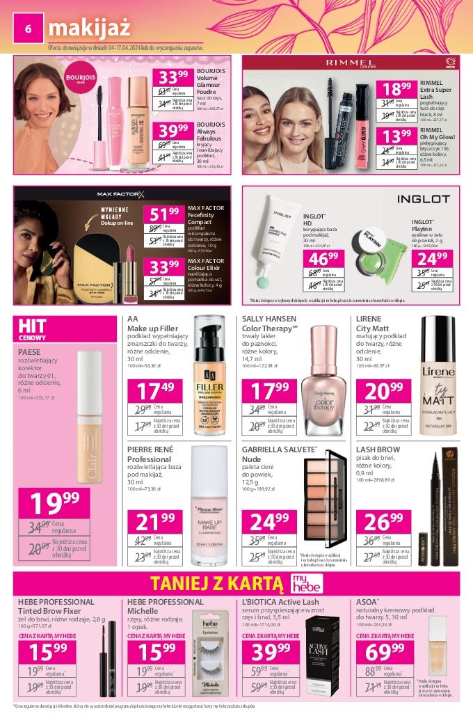 Gazetka promocyjna Hebe str. 6