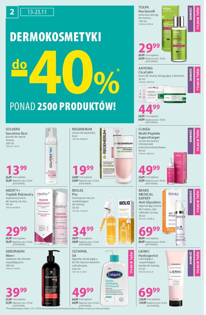 Gazetka promocyjna Hebe str. 2