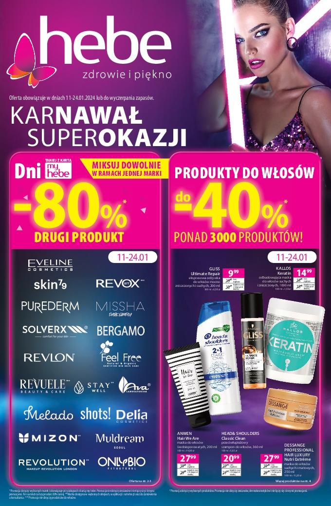 Gazetka promocyjna Hebe str. 1